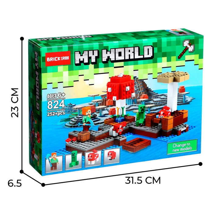 Конструктор Мой мир &laquo;Водная крепость&raquo;, 252 детали