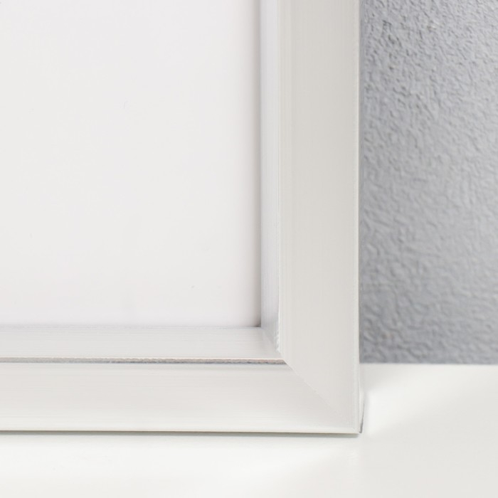 Фоторамка пластик "МИРАМ" 40х60 см 021 серебро (пластиковый экран)