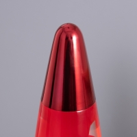 Лава-лампа "Ракета" 1х30Вт Е14-R39 (воск) красный 11х11х41см