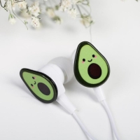 Наушники в пакете, &laquo;Авокадо&raquo;, 10 х 15 см
