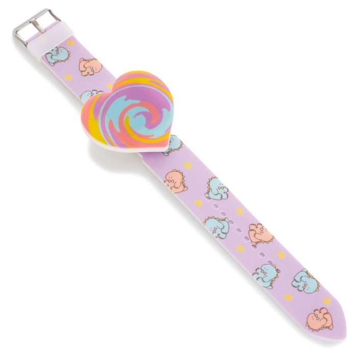 Часы наручные электронные, детские, Часы наручные электронные, детские, "Сердечко", ремешок l-23 см