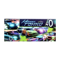 Машина металлическая &laquo;Ночные гонки&raquo;, инерцинная, 1:32, открываются двери, звуковые и световые эффекты, цвет оранжевый