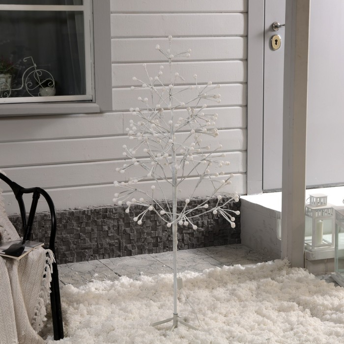 Светодиодное дерево &laquo;Шарики&raquo; 1.3 м, 180 LED, постоянное свечение, 220 В, свечение тёплое белое