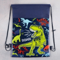 Мешок для обуви «Динозавр: Дино» полиэстер, размер 30 х 40 см Мешок для обуви «Динозавр: Дино» полиэстер, размер 30 х 40 см