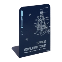 Подставки для книг "Космическая станция", 2 штуки, синие Подставки для книг "Космическая станция", 2 штуки, синие