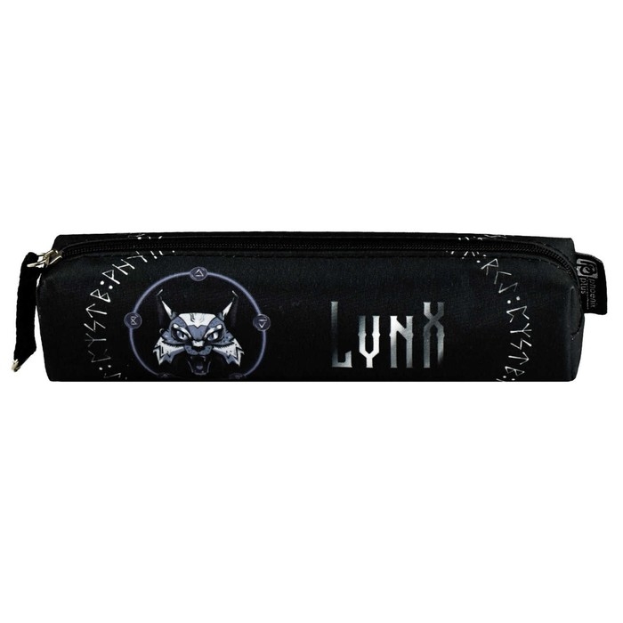 Пенал мягкий, 1 отделение, 45 х 200 х 40 мм, объёмный, микрофибра на ПВХ-основе, Феникс "Рысь"