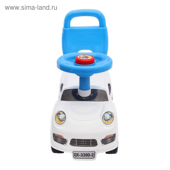 Толокар «Молния», звук, цвет белый Толокар «Молния», звук, цвет белый