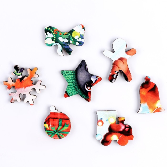 Деревянный пазл &laquo;Новый год! В ожидании праздника&raquo;&lrm;