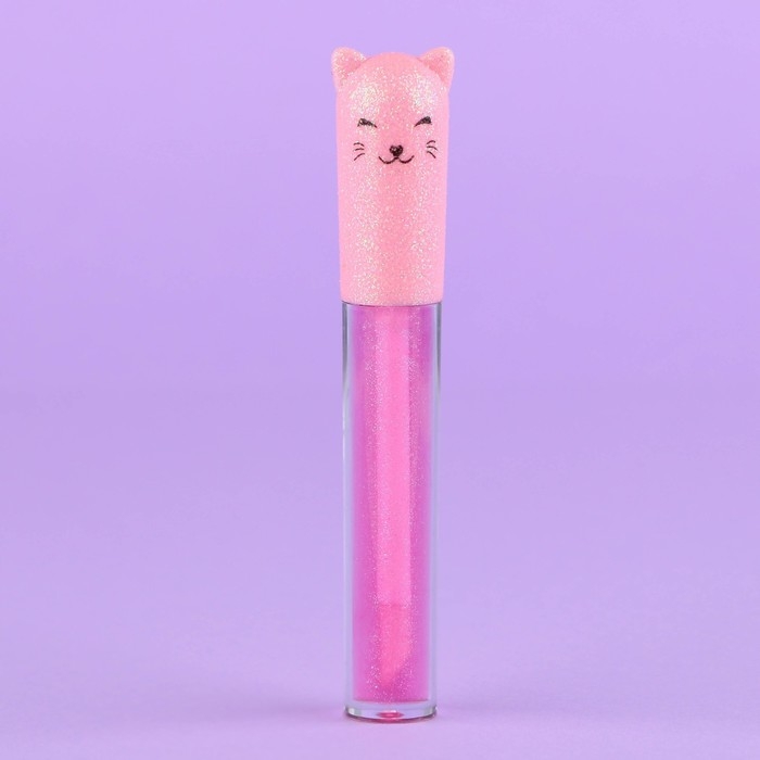 Блеск для губ с подвеской «Волшебной девочке», 8 гр, аромат клубники Блеск для губ с подвеской «Волшебной девочке», 8 гр, аромат клубники