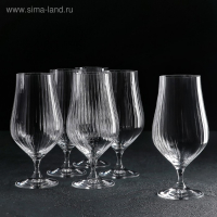 Набор бокалов для пива CRYSTALEX &laquo;Тулипа&raquo;, 540 мл, 6 шт