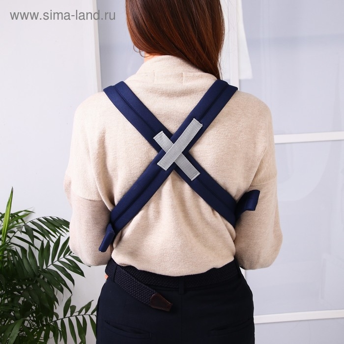 Рюкзак-кенгуру для малыша &laquo;Звёздочка&raquo;, от 3 до 10 кг., цвет синий, Крошка Я