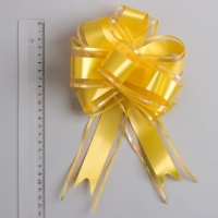 Бант-шар №5 "Перламутровая полоска", цвет жёлтый Бант-шар №5 "Перламутровая полоска", цвет жёлтый