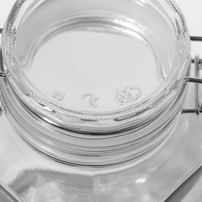 Банка для сыпучих продуктов стеклянная &laquo;Прозрачная&raquo;, 1.5 л