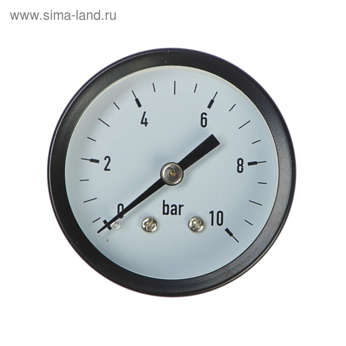 Манометр TAEN, аксиальный, 10 атм, d=50 мм, наружная резьба 1/4 Манометр TAEN, аксиальный, 10 атм, d=50 мм, наружная резьба 1/4"