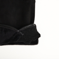 Перчатки женские, безразмерные, без утеплителя, цвет чёрный Перчатки женские, безразмерные, без утеплителя, цвет чёрный