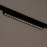 Светильник трековый SLIM "Линза-33" LED 18Вт 3000K-6000К 48V CRI90 черный 3,2х3,8х33,8см