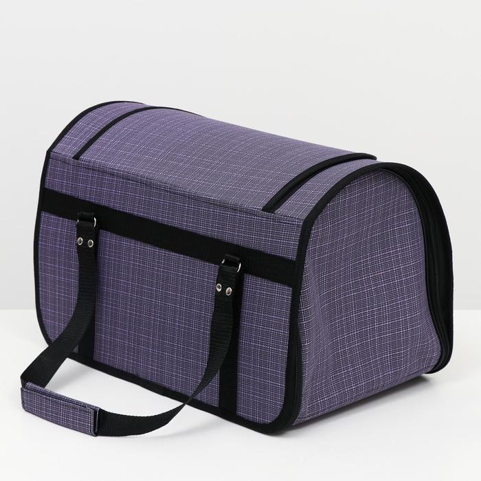 Сумка - переноска для животных, с люком, 46 х 28,5 х 29 см, микс цветов Сумка - переноска для животных, с люком, 46 х 28,5 х 29 см, микс цветов