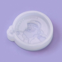 Силиконовый молд для леденцов и шоколада &laquo;Дед Мороз, с Новым годом!&raquo;