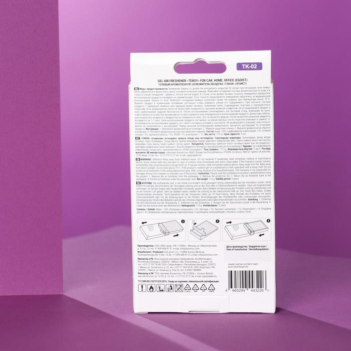 Ароматизатор под сидение Tensy Эгоист, TK-02, 110 г, Ароматизатор под сидение Tensy Эгоист, TK-02, 110 г,