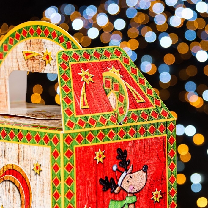 Подарочная коробка Подарочная коробка "Подарок", 16 х 10 х 23 см