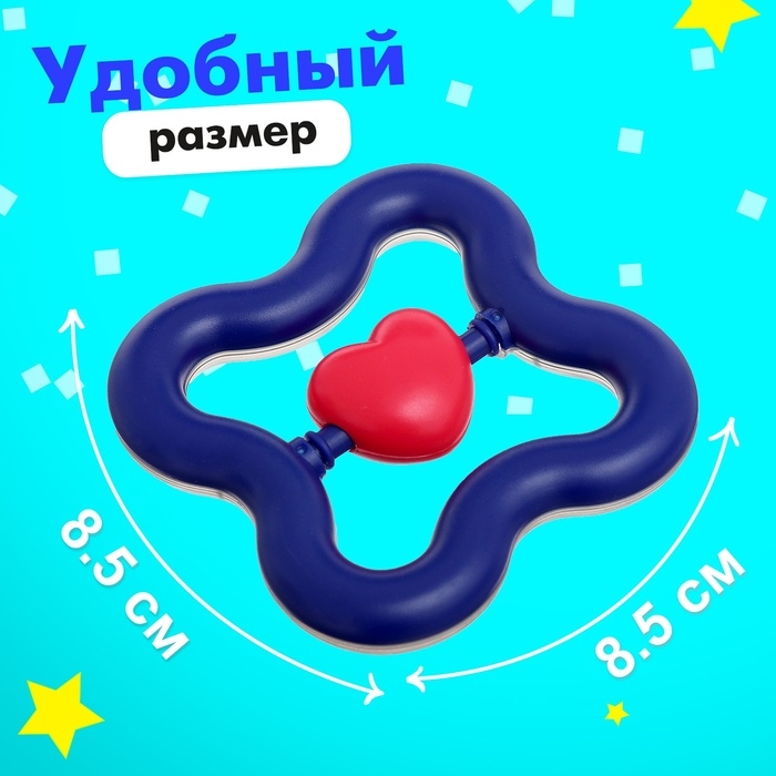 Погремушка детская &laquo;Сердечко&raquo;