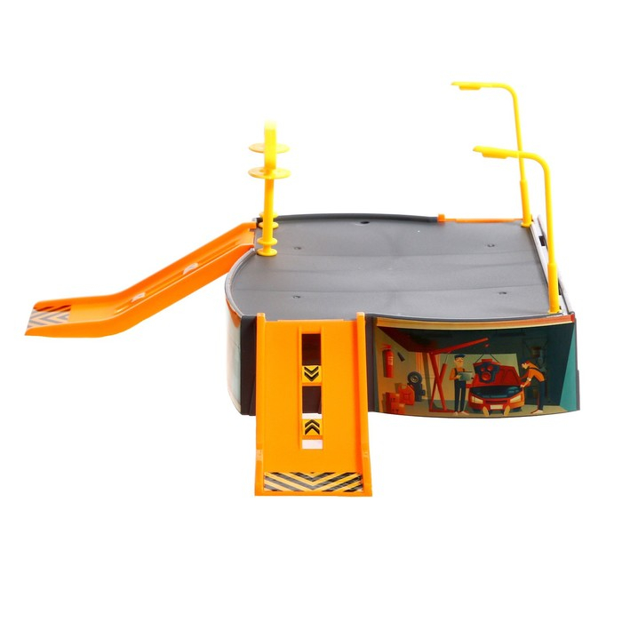 Гараж детский &laquo;Паркинг&raquo;, 1 гоночная машина, аксессуары