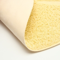 Коврик 2-в-1 под миску/туалет животных 38 х 38 см бежевый