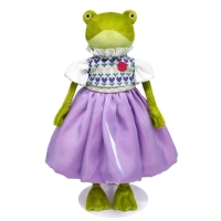 Мягкая игрушка &laquo;Джейн Кваковская&raquo;, в комплекте с жаккардовым жилетом, 24 см