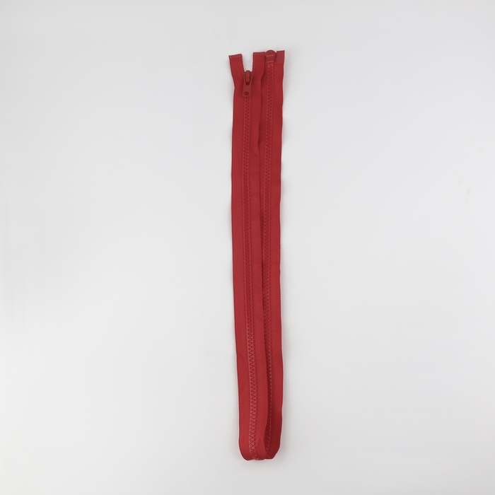 Молния &laquo;Трактор&raquo;, №8, разъёмная, 2 замка, замки автомат, 100 см, цвет красный