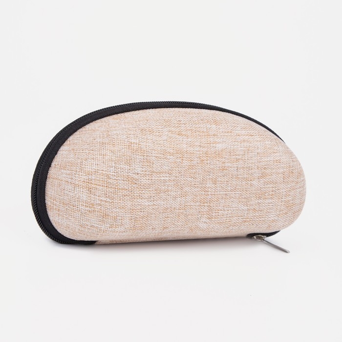 Футляр для очков на молнии, длина 17 см, цвет бежевый Футляр для очков на молнии, длина 17 см, цвет бежевый