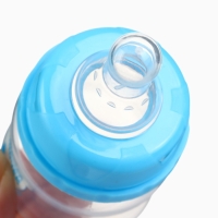 Бутылочка для кормления &laquo;Любимый сыночек&raquo;, классическое горло, 60 мл., от 0 мес., цвет голубой