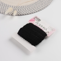 Резинка ажурная бельевая, 23 мм, 10 &plusmn; 1 м, цвет чёрный