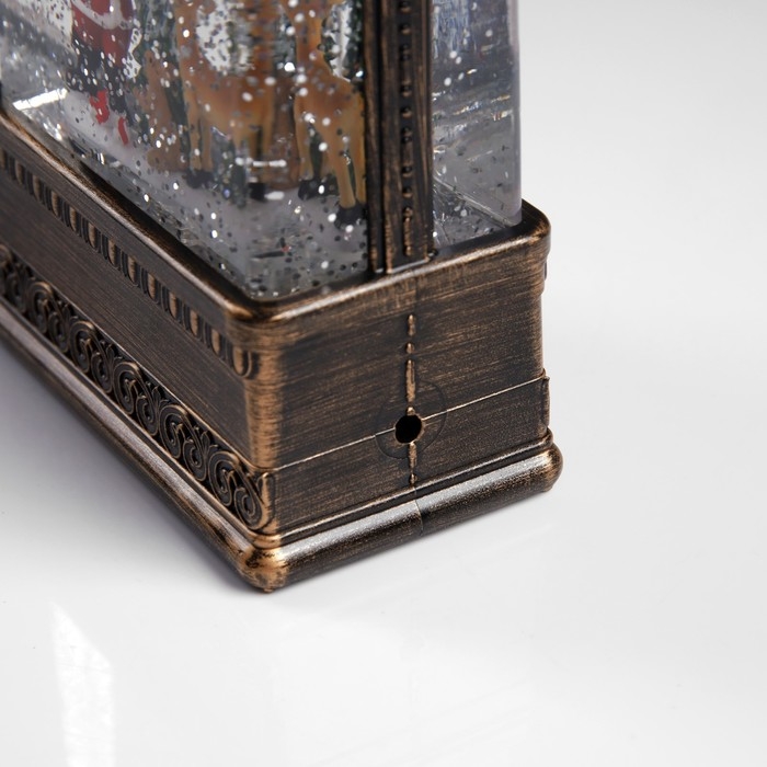 Светодиодная фигура «Фонарь с Дедом Морозом» 10.7 × 20.5 × 6.2 см, пластик, батарейки ААх3 (не в комплекте), USB, свечение тёплое белое Светодиодная фигура «Фонарь с Дедом Морозом» 10.7 × 20.5 × 6.2 см, пластик, батарейки ААх3 (не в комплекте), USB, свечение тёплое белое