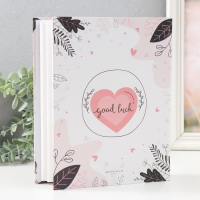 Фотоальбом на 200 фото 10х15 см "Сердце и листья" 5х19х25 см