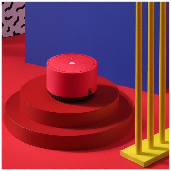 Умная колонка Умная колонка "Яндекс.Станция лайт" (YNDX-00025R), голосовой помощник Алиса, 5Вт, Wi-Fi, BT5.0, красный