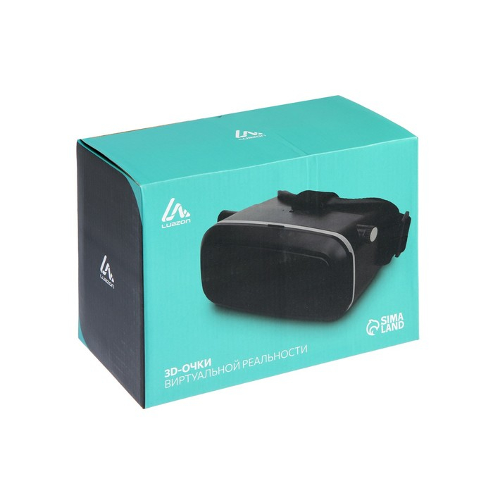 3D Очки виртуальной реальности LuazON, смартфоны до 6.5 3D Очки виртуальной реальности LuazON, смартфоны до 6.5" (75х160мм), чёрные