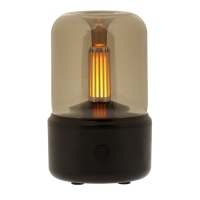 Аромадиффузор HM-9 с подсвечником, ультразвуковой, 120 мл, от USB в комп, подсветка, чёрный Аромадиффузор HM-9 с подсвечником, ультразвуковой, 120 мл, от USB в комп, подсветка, чёрный