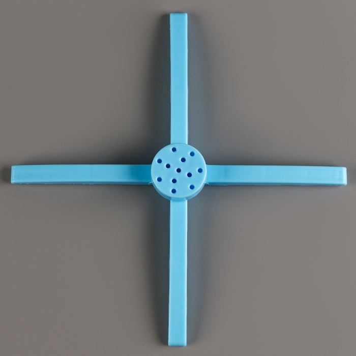 Стойка для воздушных шаров на 8 шаров, высота 80 см, голубая