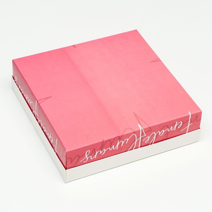 Коробка складная, Female humans  23 х 23 х 6,5 см