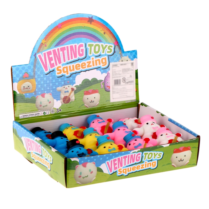 Мялка &laquo;Заяц в шляпе&raquo;, цвета МИКС