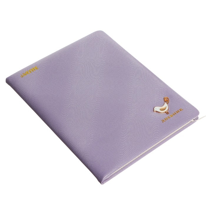 Дневник универсальный для 1-11 класса Bird, твёрдая обложка, искусственная кожа, с поролоном, тиснение фольгой, ляссе, 80 г/м2