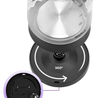 Чайник электрический стеклянный КТ-6708 - 1,8 л Чайник электрический стеклянный КТ-6708 - 1,8 л