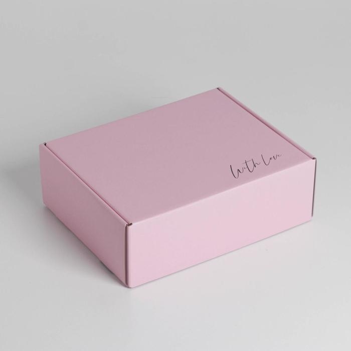 Коробка подарочная двухсторонняя складная, упаковка, &laquo;Мрамор&raquo;, 27 х 21 х 9 см