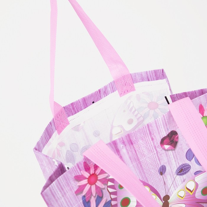 Сумка детская для девочки без молнии, цвет МИКС