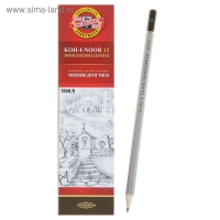 Карандаш чернографитный Koh-I-Noor 1860 B Gold Star, профессиональный