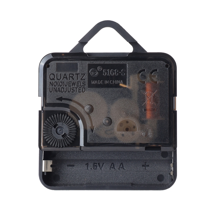 Часовой механизм со стрелками &laquo;Соломон-54&raquo;, плавный ход, шток 16 мм, стрелки 52/72/78 мм