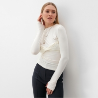Лонгслив женский MINAKU: Casual Collection цвет молочный, р-р 46 Лонгслив женский MINAKU: Casual Collection цвет молочный, р-р 46