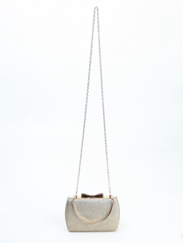 Сумка жен, 18.5*4.5*12, отд на фермуаре, цепь, золото Сумка жен, 18.5*4.5*12, отд на фермуаре, цепь, золото