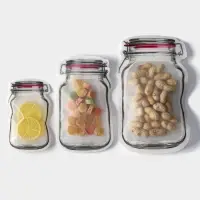 Набор пакетов для хранения продуктов Доляна, застёжка zip-lock,15&times;9.5 см, 19.5&times;11.7 см, 24.4&times;14.5, прозрачный