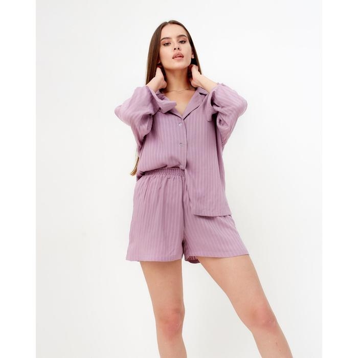 Пижама (шорты, жакет) KAFTAN, сиреневый, р.40-42 Пижама (шорты, жакет) KAFTAN, сиреневый, р.40-42